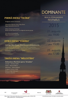 Rīgas Sv. Pētera baznīcas festivāls "Dominante"