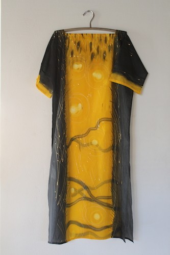 2.	Dina Dubiņa, kleita (zīds, autortehnika), 2014