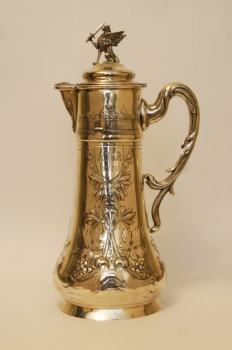 Rihards Millers. Rīgas biržas komitejas Goda balva Rīgas pilsētas 700 gadu jubilejas izstādes dalībniekiem. 1901. Rīga. Sudrabs. Rietumu bankas dāvinājums muzejam 2015. gadā. Mākslas muzeja "Rīgas Birža" kolekcija. Foto: Ginta Saukāne