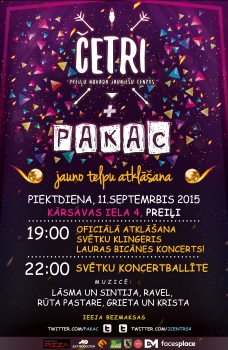 Jauniešu biedrības telpu atklāšana Preiļos