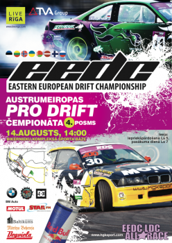 PRO Drift automobiļi būs redzami Rīgas ielās