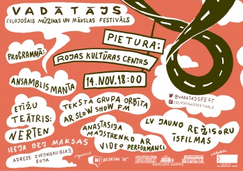 "Vadātājs" Rojas kultūras centrā
