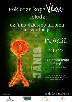 "Vilkaču" Jāņu dziesmu albuma prezentācija