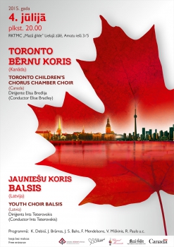 Jauniešu koris BALSIS uzstāsies kopā ar Toronto labāko bērnu kori