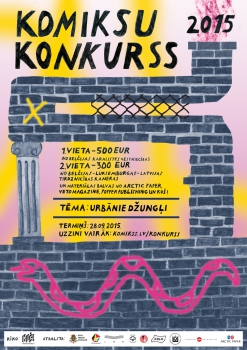 Komiksu žurnāls "kuš!" izsludina komiksu konkursu "Urbānie džungļi"