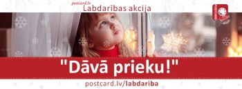 "Dāvā prieku!"