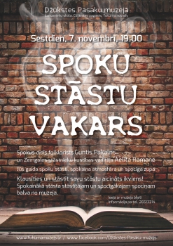 "Spoku stāstu vakars"